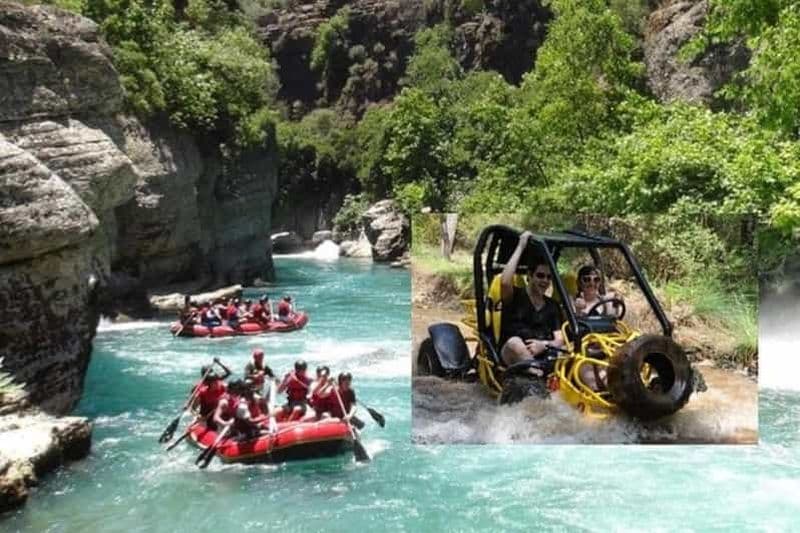 Alanya /Antalya /Side Rafting et Buggy, Quad Option Zipline