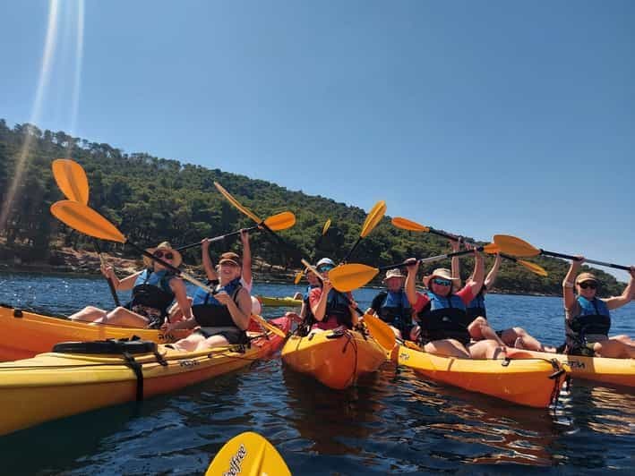 Split : Visite guidée en kayak de mer avec plongée en apnée