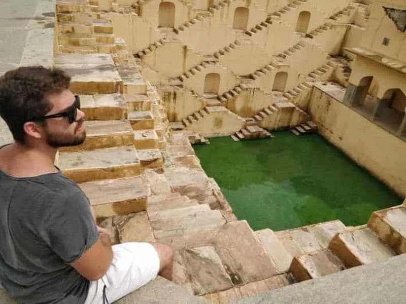 Jaipur : visite d'une demi-journée du fort d'Amer, du Jal Mahal et du Stepwell