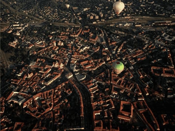 Vilnius : vol en montgolfière avec transfert à l'hôtel