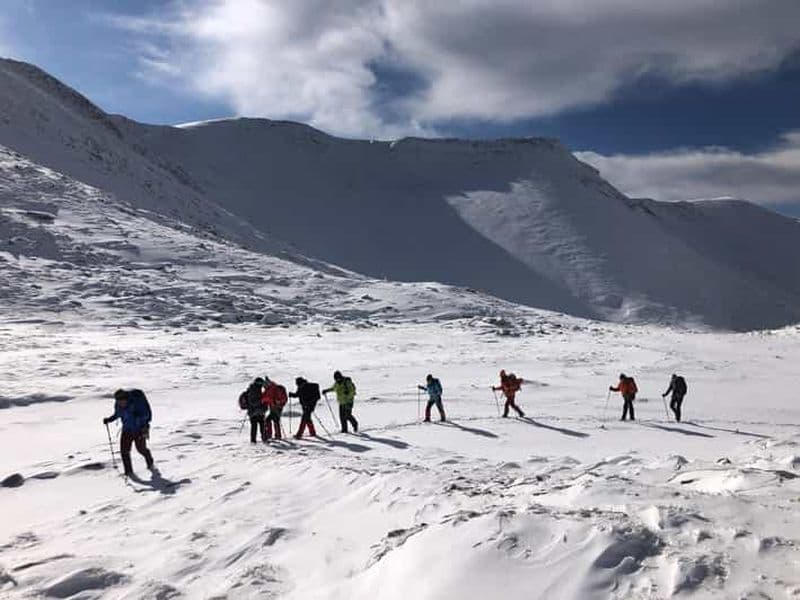 Randonnée hivernale au sommet du Skolio 2.909m. (Mt. Olympus)