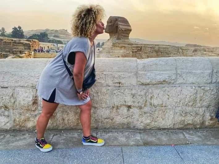 Le Caire : excursion d'une jounée aux pyramides, à Saqqarah et à Memphis avec déjeuner