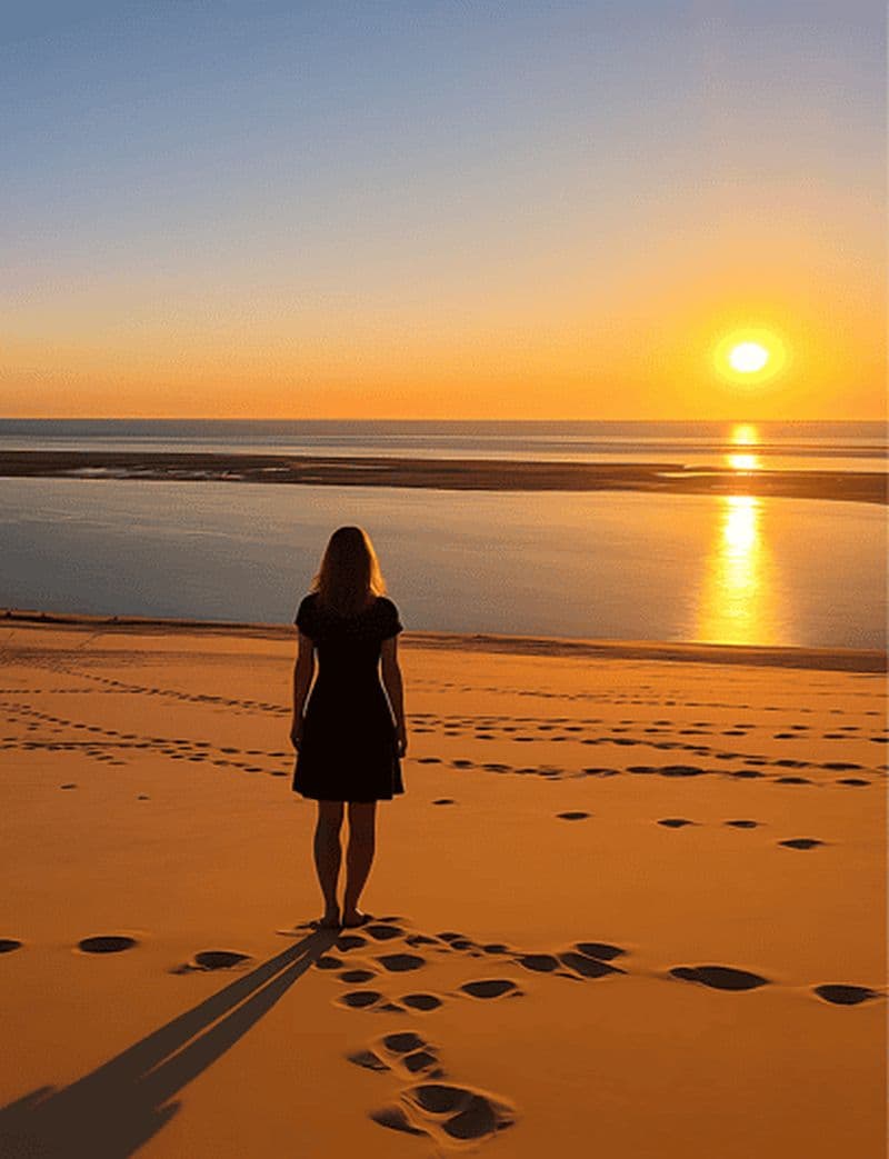 Au départ de Bordeaux : visite de la Dune du Pilat au coucher du soleil