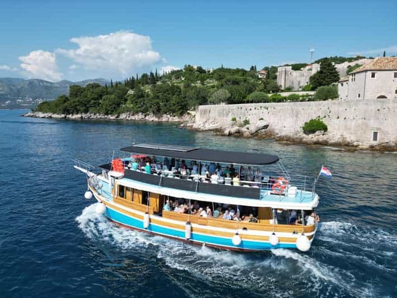 Dubrovnik : Croisière vers les îles Élaphites avec boissons et options de déjeuner