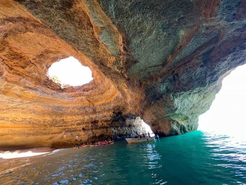 Lagoa : grottes de Benagil et Praia da Marinha avec un guide biologiste