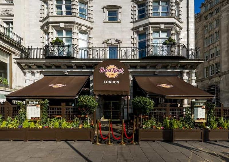 Billet Londres : Hard Rock Cafe avec menu fixe pour le déjeuner ou le dîner