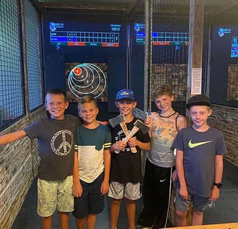 Parker : Expérience de lancer de hache