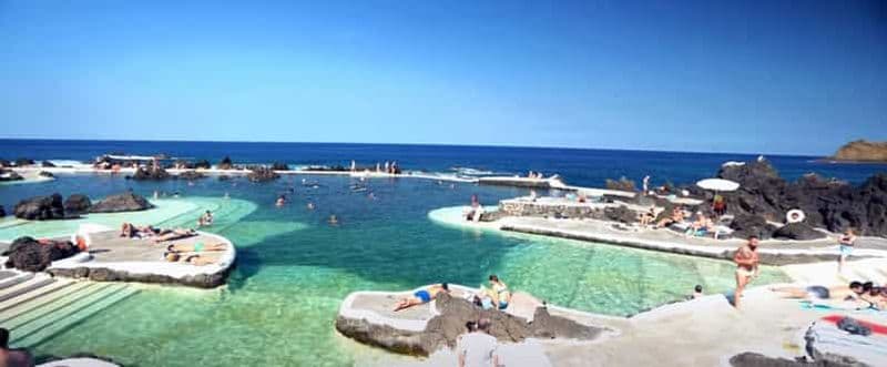 Depuis Funchal : visite des chutes d'eau de Madère Ouest et de la forêt de Fanal
