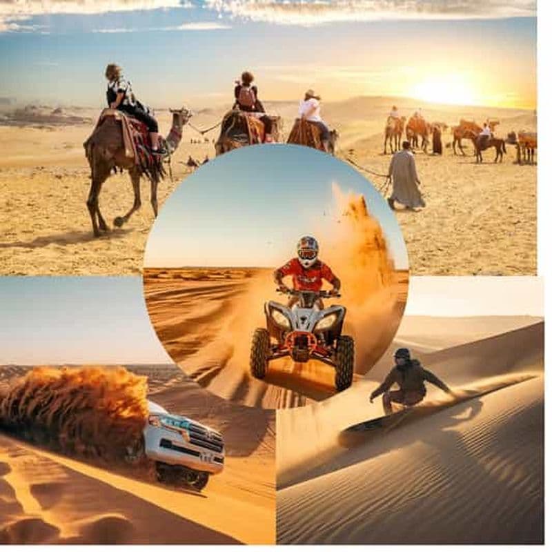Doha : Randonnée en quad, rallye dans les dunes, balade à dos de chameau et visite de la mer intérieure