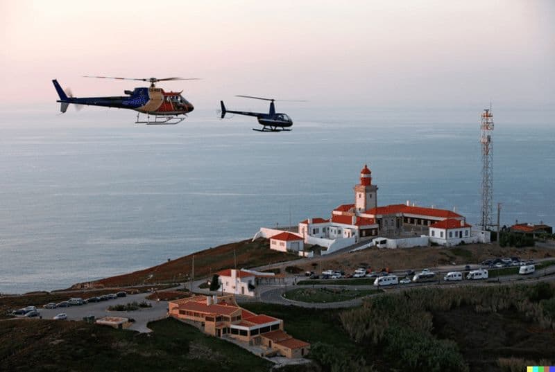 Lisbonne : Tour en hélicoptère au-dessus de Cascais et Cabo da Roca
