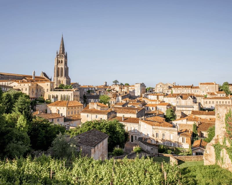 Billet Au départ de Bordeaux : visite d'une demi-journée à Saint-Émilion avec dégustation de vins
