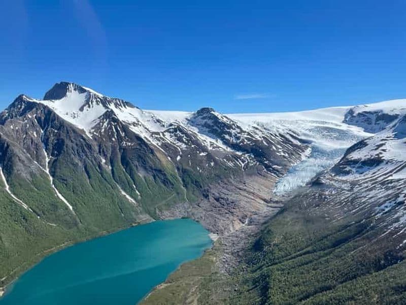 Bodø : Vol panoramique en hélicoptère sur le glacier de Svartisen