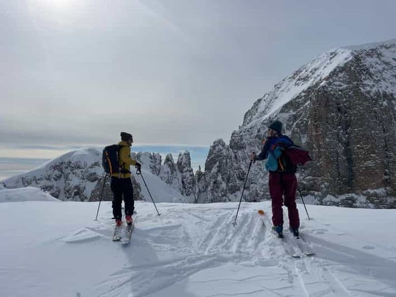 Dolomites : Ski ou snowboard freeride avec guide alpin