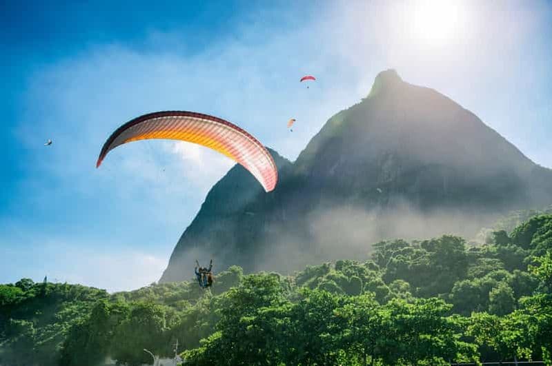 Rio de Janeiro : Parapente avec prise en charge à l'hôtel et retour