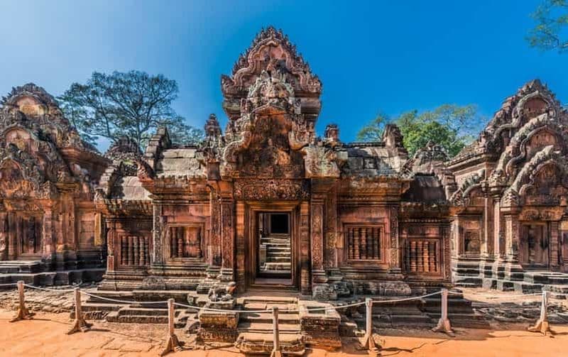 Bantey Srei, Kbal Spean et musée des mines terrestres Tuk-Tuk privé