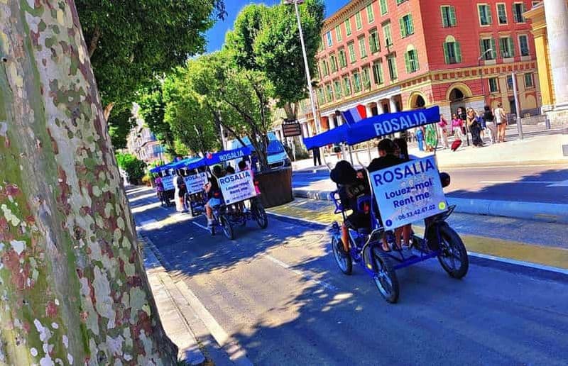 Promenade des anglais : découverte vélo à 4 roues Rosalia