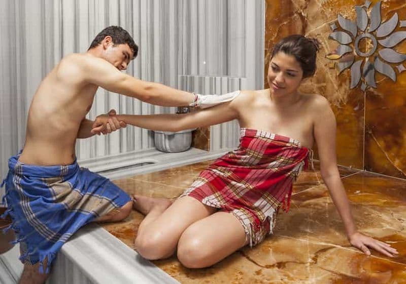 Kemer/Belek/Lara : Bain turc et massage avec transfert à l'hôtel