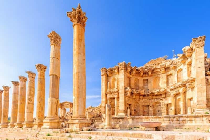Billet Depuis Amman : visite privative de Jerash, du château d'Ajloun ou d'Umm Qais