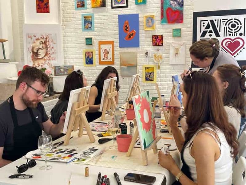 Lisbonne : Cours de peinture dans une galerie d'art