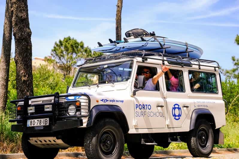 Porto : cours de surf avec transfert à l'école de surf de Porto