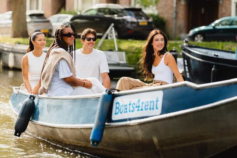 Amsterdam : naviguez à votre guise avec une location de bateau de 2 heures