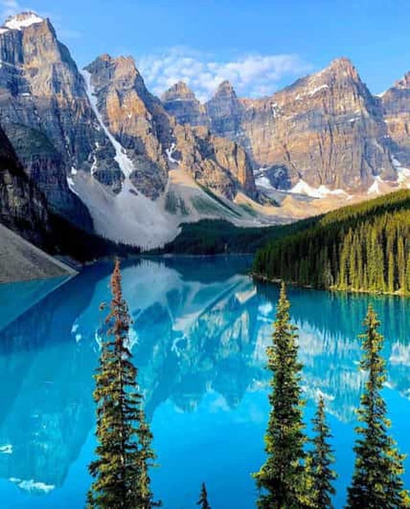 Billet Banff : Lac Louise, Moraine, Lac Emeraude et Canyon Johnston
