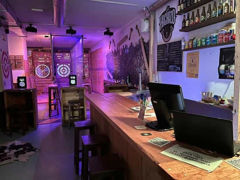 Madrid Atocha : lancer de hache interactif 1 h