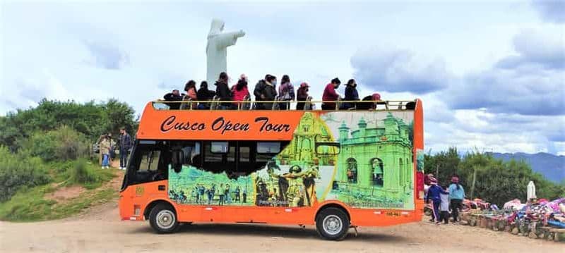 Billet Cusco : Visite touristique de la ville en bus à toit ouvert