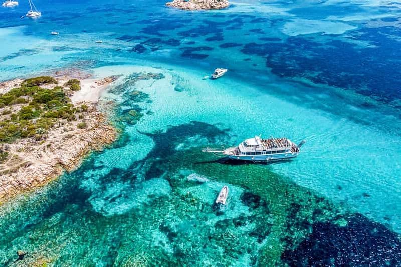 Depuis la Sardaigne : excursion en bateau à l'archipel de La Maddalena
