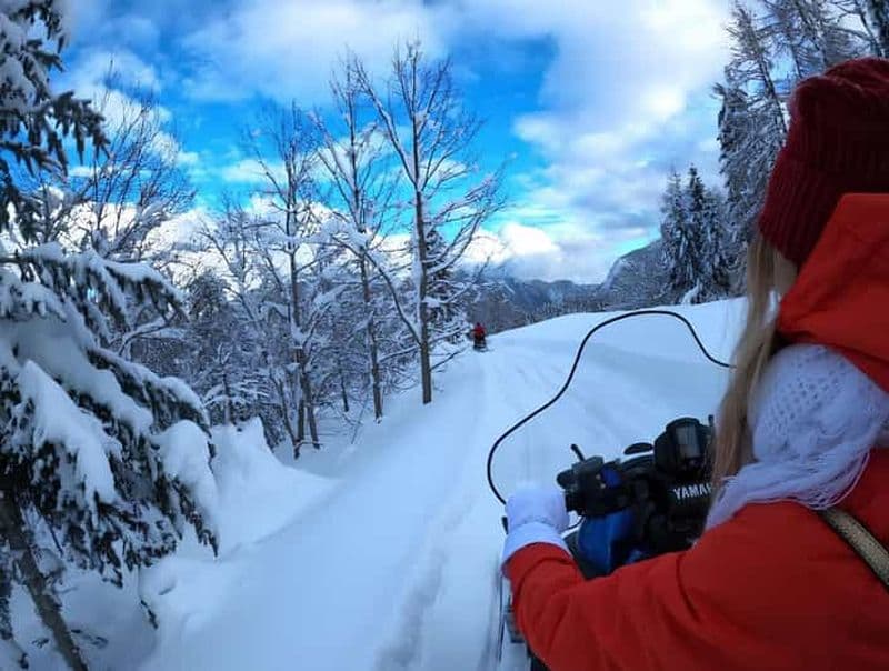 Alpes : Aventure en motoneige à Sauris sur le mont Ruke
