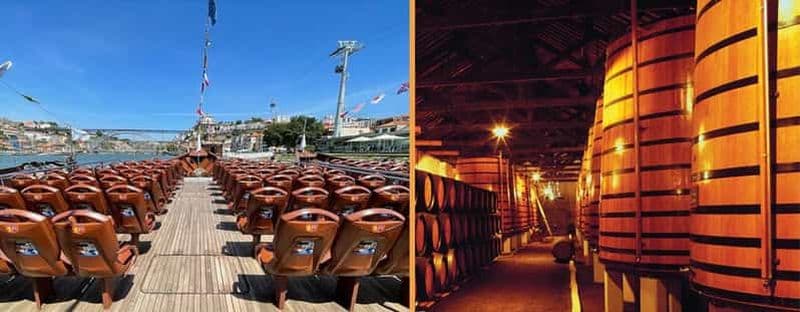 Porto : croisière des ponts, World of Discoveries et option coucher de soleil