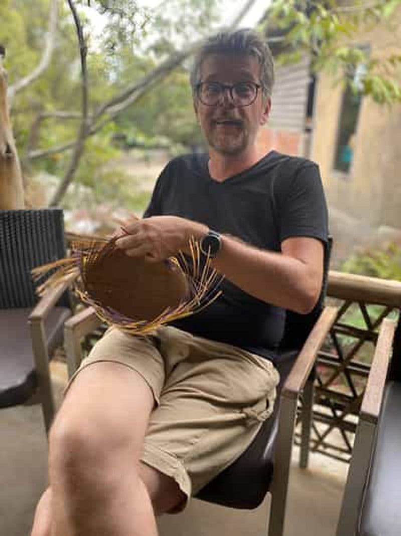 Bali : Munduk, atelier de tissage de bambou avec déjeuner
