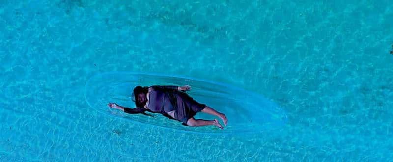 Miami/South Beach : séance photo en kayak transparent avec drone