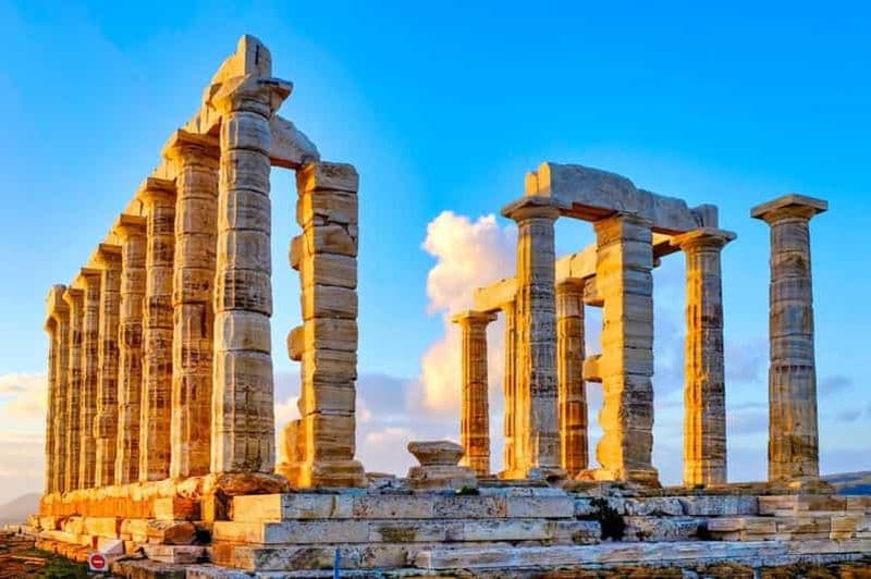 Le Pirée : Visite magique du cap Sounion et du temple de Poséidon