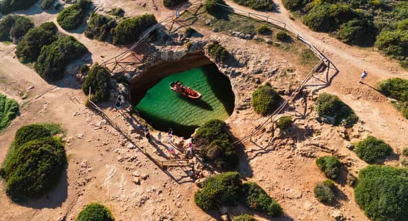 Depuis Lagos : Aventure en bateau rapide dans les grottes de Benagil