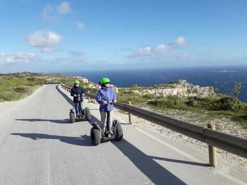 Malte en Segway : visite prolongée des falaises de Dingli au coucher du soleil
