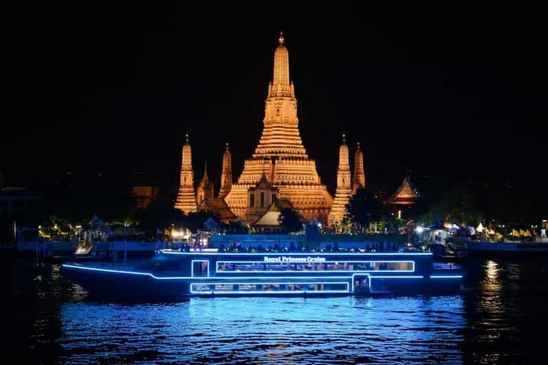 Billet Bangkok : Dîner-croisière sur le fleuve Royal Princess avec musique live