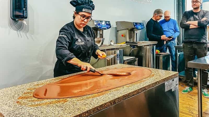 Bruxelles : Atelier de fabrication de chocolat belge avec dégustation