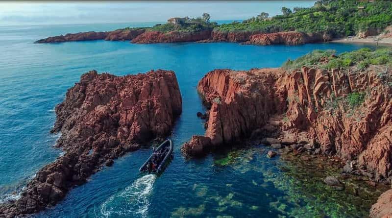 Billet Cannes : excursion en bateau dans le massif de l'Estérel