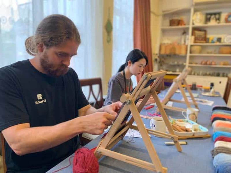 Istanbul : atelier de tissage de tapis turcs avec un artisan