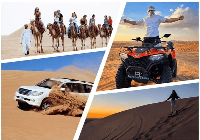 Billet Safari à Doha : Randonnée en quad, rallye dans les dunes et surf des sables