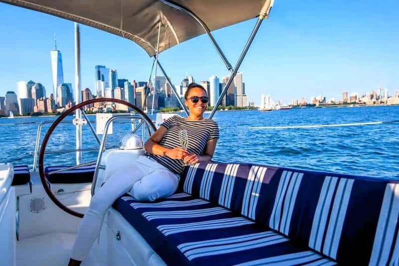 NYC : Voile privée au champagne jusqu'à la Statue de la Liberté