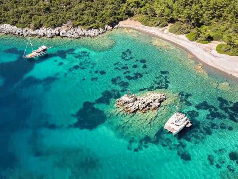Billet Bodrum : Tour en bateau de l'île d'Orak avec arrêts baignade et déjeuner