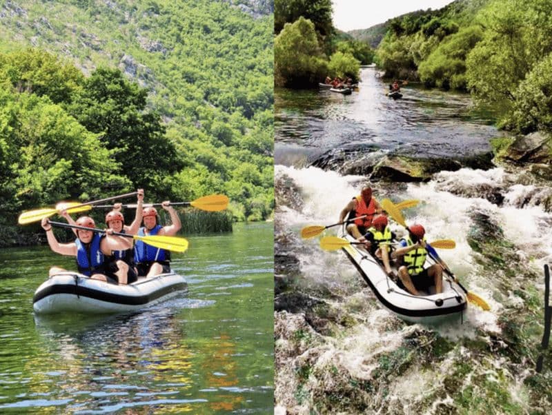 Au départ de Split : rafting à Cetina et visite de la forteresse de Klis