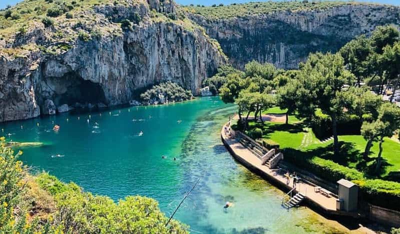 Athènes : excursion d'une journée au lac thermal et au cap Sounion