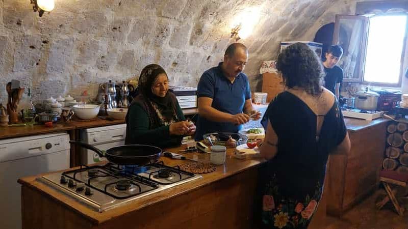 Cappadoce : Cours de cuisine en soirée avec transfert à l'hôtel