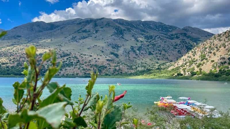 La Canée : visite privée en SUV du lac Kournas et d'Argyroupoli