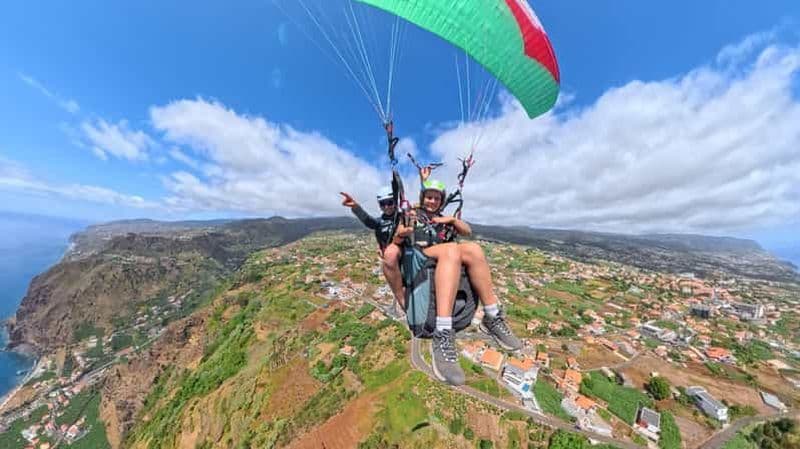 Madère : vol en parapente tandem