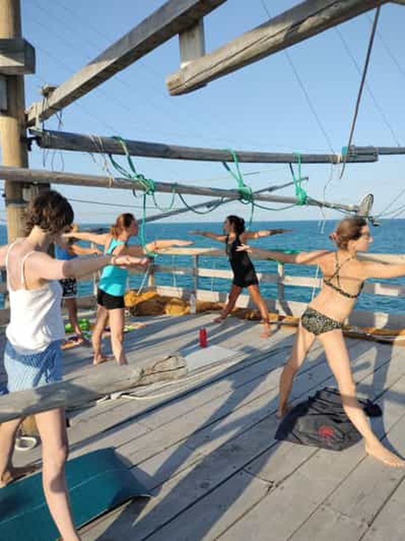 Yoga sur Trabucco Vieste.