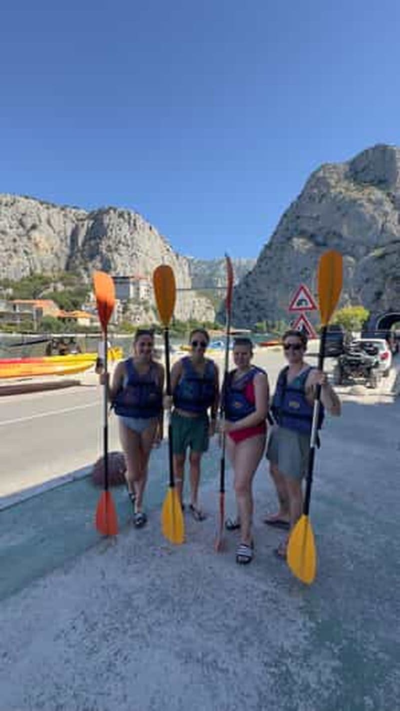 Omiš/Split : 4h de kayak dans le parc naturel protégé de Cetina